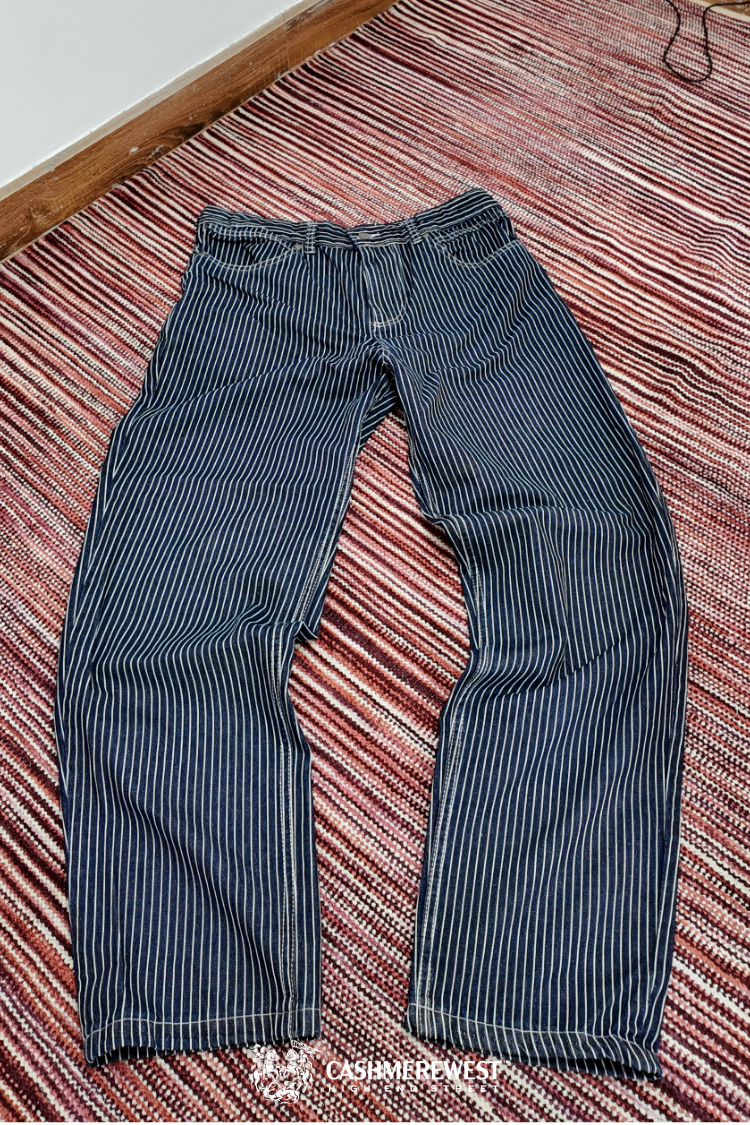 PinStripe Baggy Denim Pant