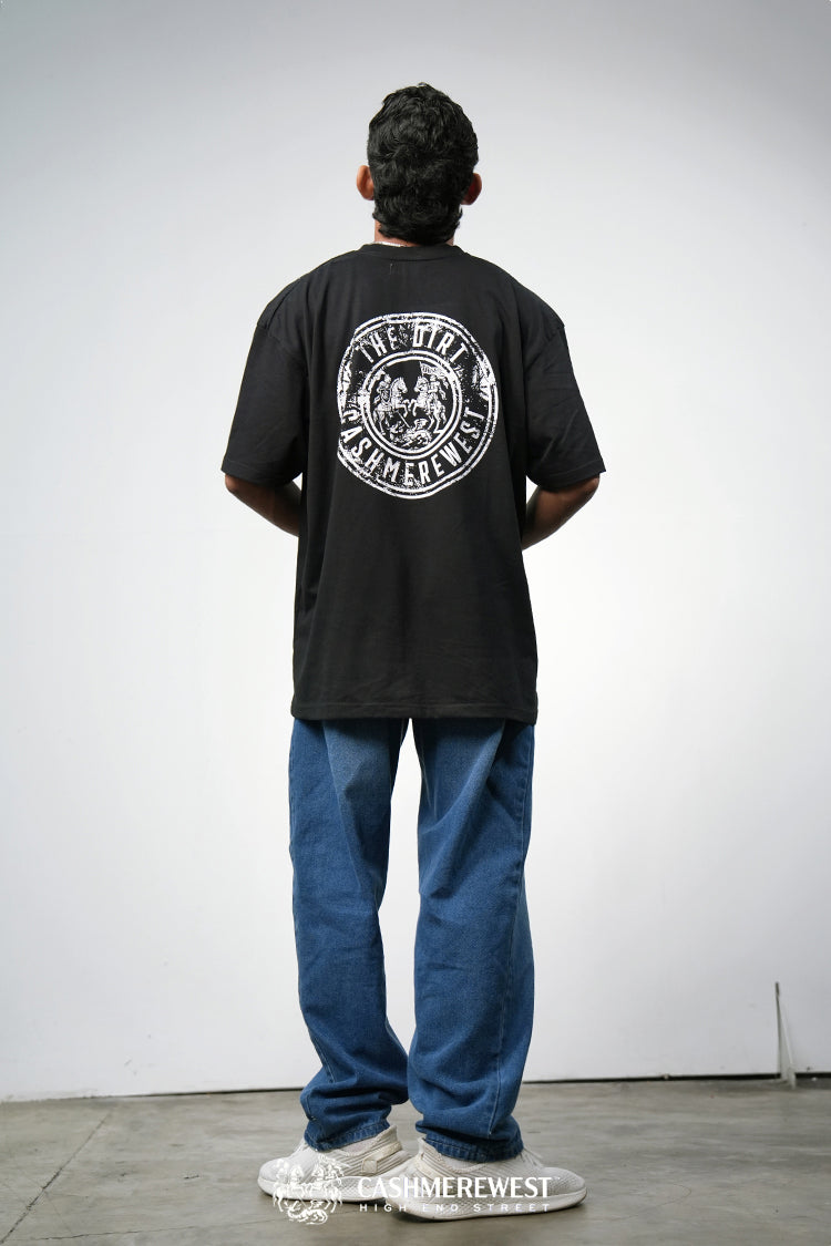 LOOSE FIT BLUE DENIM