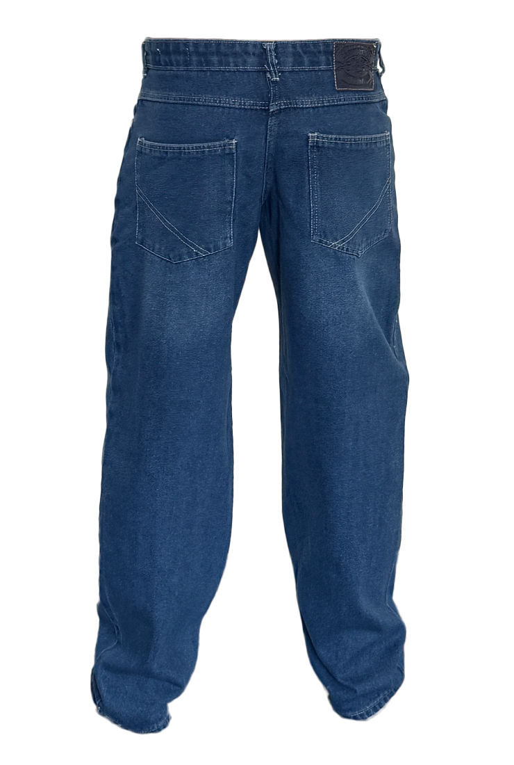 LOOSE FIT BLUE DENIM