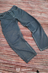 PinStripe Baggy Denim Pant