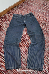 PinStripe Baggy Denim Pant