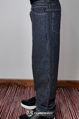 PinStripe Baggy Denim Pant
