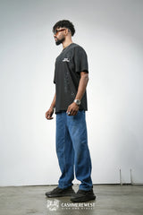 WHITE DOTTED HEAVY TEE