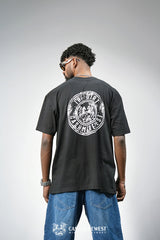 WHITE DOTTED HEAVY TEE