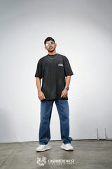 WHITE DOTTED HEAVY TEE