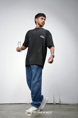 LOOSE FIT BLUE DENIM