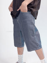 PinTag Ash Color Denim Short