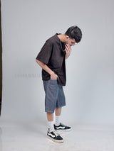 PinTag Ash Color Denim Short