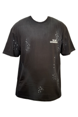 WHITE DOTTED HEAVY TEE